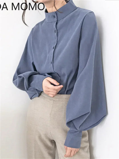 Summer Long Sleeve Office Women's Shirt Blouse for Women  Chiffon Shirts