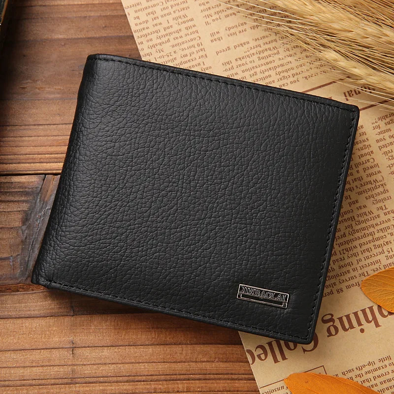 Genuine Leather Mens Wallet Premium Product Real Cowhide