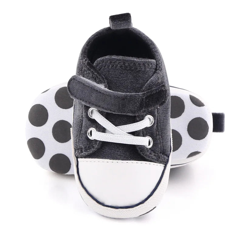 Baby Canvas Classic Sneakers Newborn Sports Baby Boys Girls First