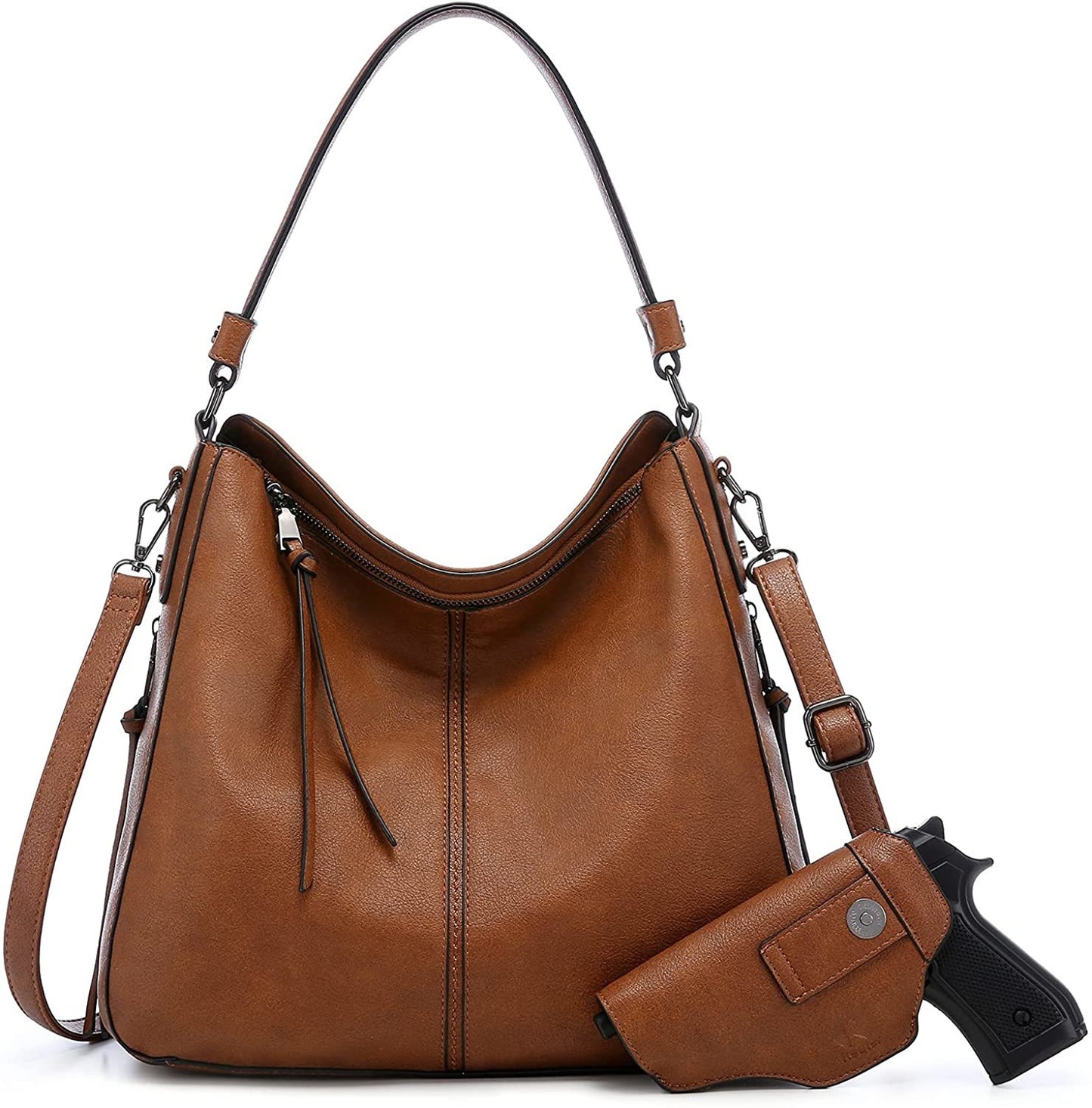 LOVEVOOK Realer Women Hobo Bags Large Crossbody Shoulder Vegan Faux Leather