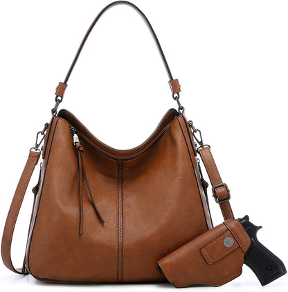 LOVEVOOK Realer Women Hobo Bags Large Crossbody Shoulder Vegan Faux Leather