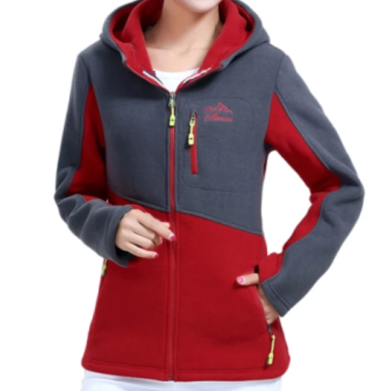 Plus Size Women's Sweatershirt Young and Middle-Aged Embroidered Jacket