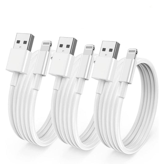 3 Pack USB Charger Data Cable Cord for iPhone