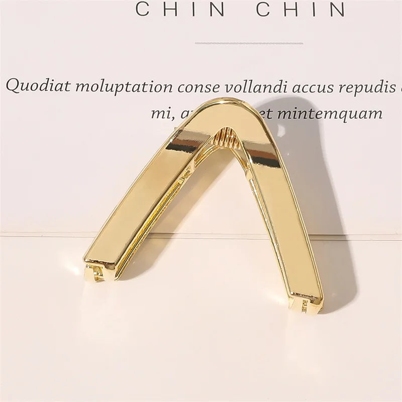 Korean Claw Clip Women Hair Clip Simplicity Elegant Geometric Shape Hair Clips