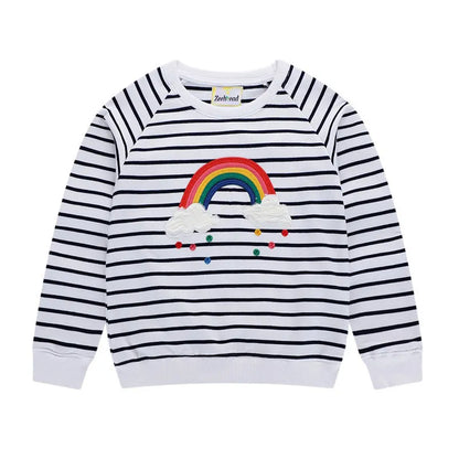 Jumping Meters New Arrival Animals Kids Sweatshirts Cartoon Boys Girls