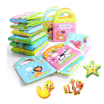 Bath Books Baby Education Cogintive Floating Toys Bathroom Bathing Toy EVA Book