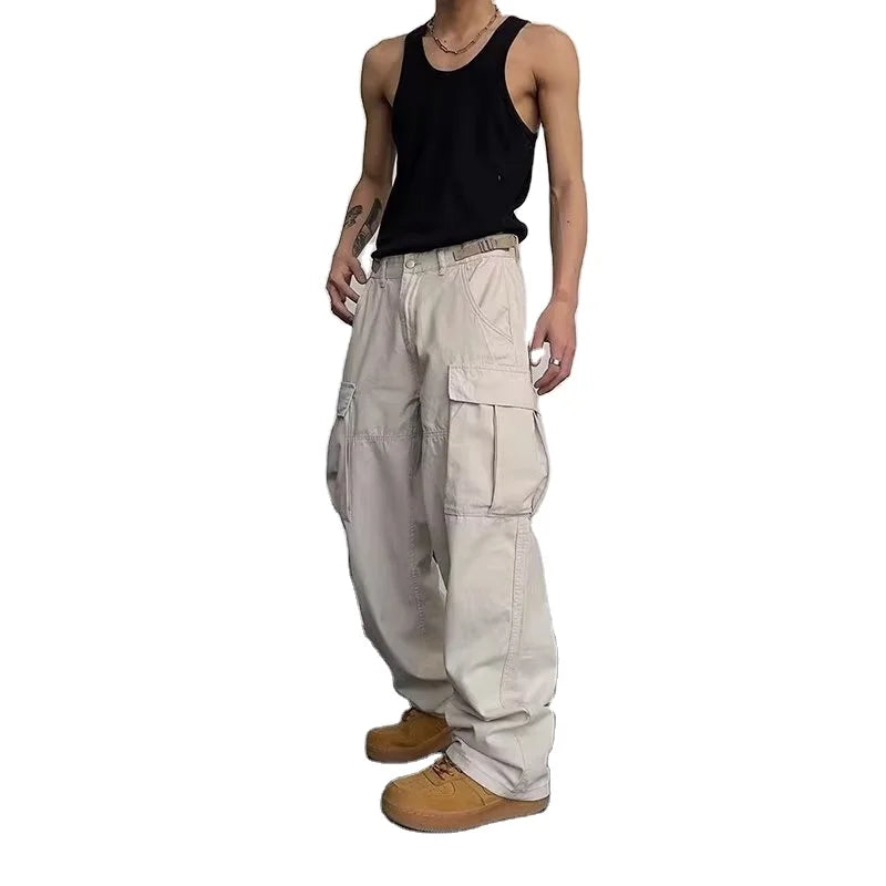 2024 Six Pocket Mens Outdoor Pant Nylon Hip Hop Baggy Pants