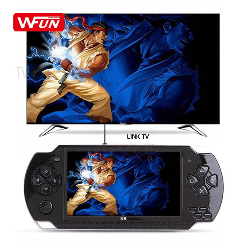 Multi-Functional Portable X6 Handheld Game Console 64/128 Bit 10000 Games