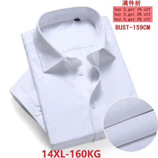 Business Office Business Comfort Summer Men's Short Sleeve White Shirt