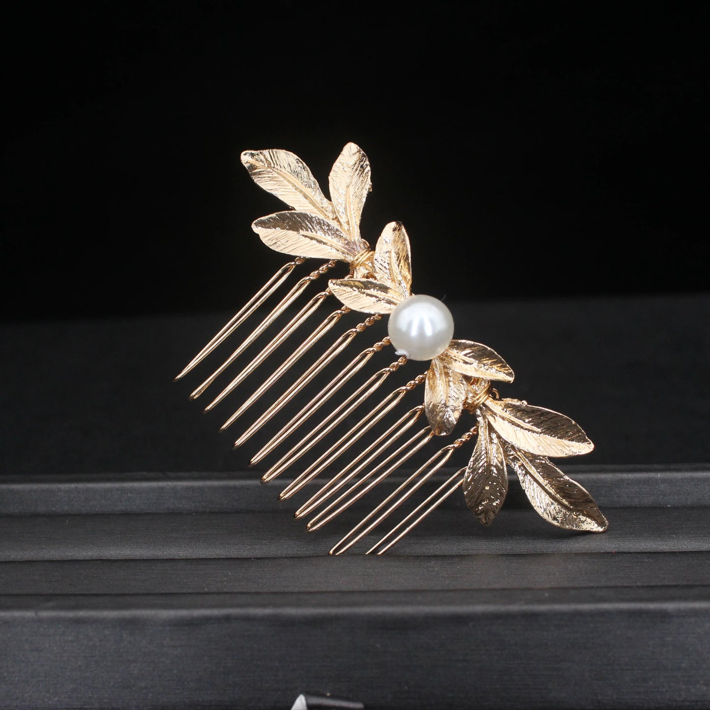 Metal Leaf Hair Clips Women's Hair Accessories Fashion Bridal Wedding Hair