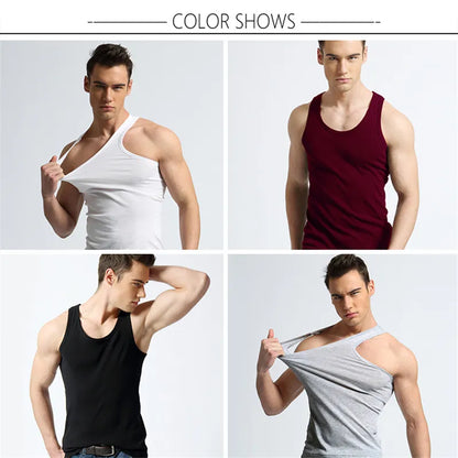 TFETTER Men's Underwear Cotton Tank Top Men High Quality Bodybuilding