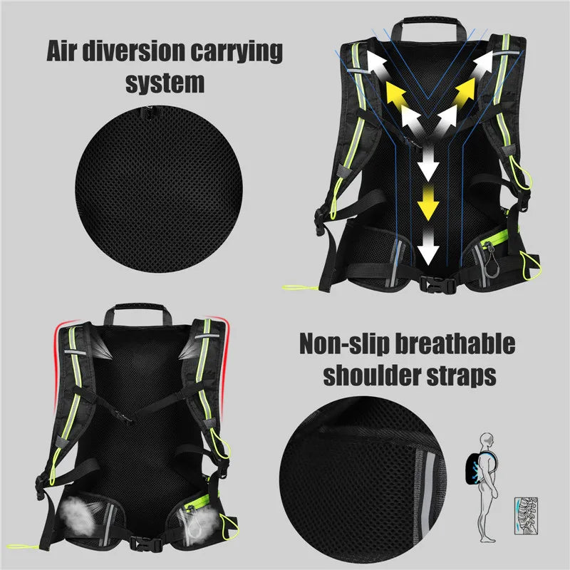 Waterproof Bicycle Bags Outdoor Sports Backpack Breathable Men Bike Bag Cycling