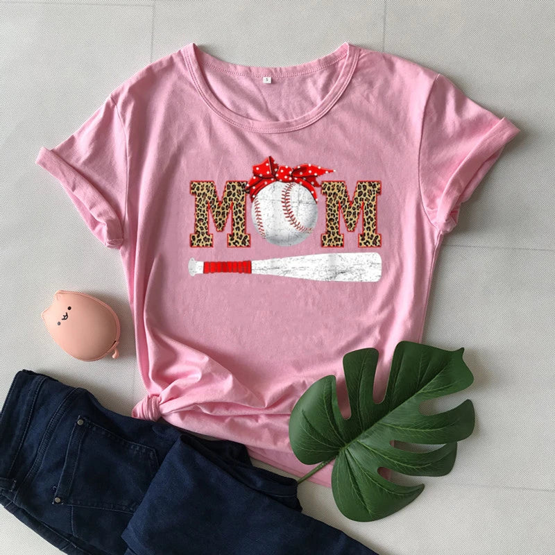 Baseball Mom Shirt - Baseball Shirt  Sports Apparel  Woman Tshirts  Graphic