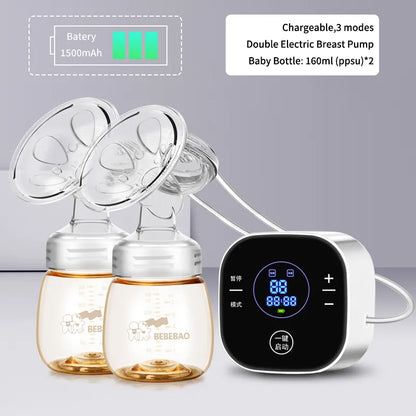 USA Brand Baby Products Intelligent LCD Electric Breast Pumps Breastfeeding