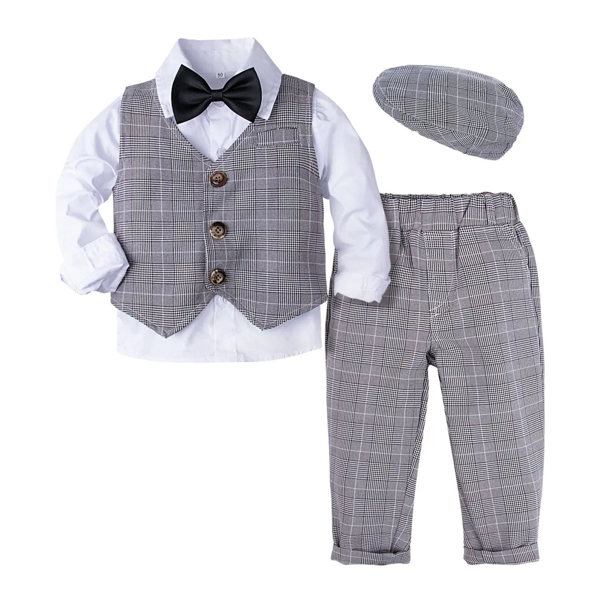 Boys Wedding Suit Baby Clothes Infant Birthday Party Gift Outfit Set