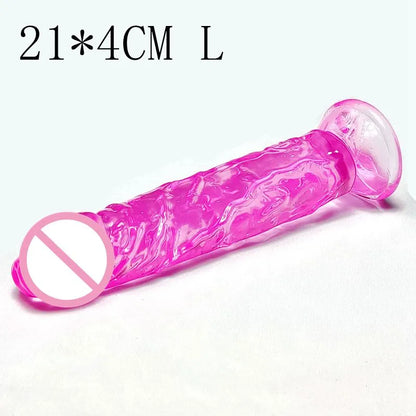 Realistic Dildo With Suction Cup Huge Jelly Dildos Sex Toys for Woman Men