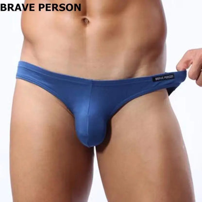 BRAVE PERSON Mens Sexy Modal Underwear Briefs Men Low Rise U Convex Pouch Brief