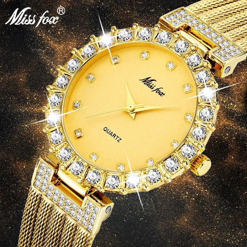 MISSFOX Women Watches Luxury Brand Watch Bracelet Waterproof