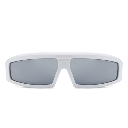 Starwise - Futuristic Y2K Wrap Around Sports Sunglasses