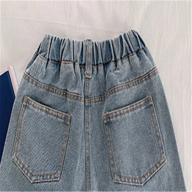 Spring New Baby Jeans Girl Clothes Casual Fashion Loose Denim Trousers Boys