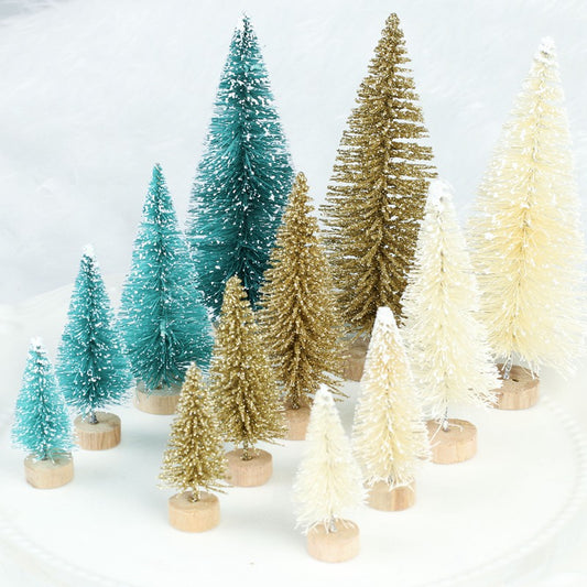 Desktop Pine Tree Tabletop Christmas Tree Stand Mini Pine Tree