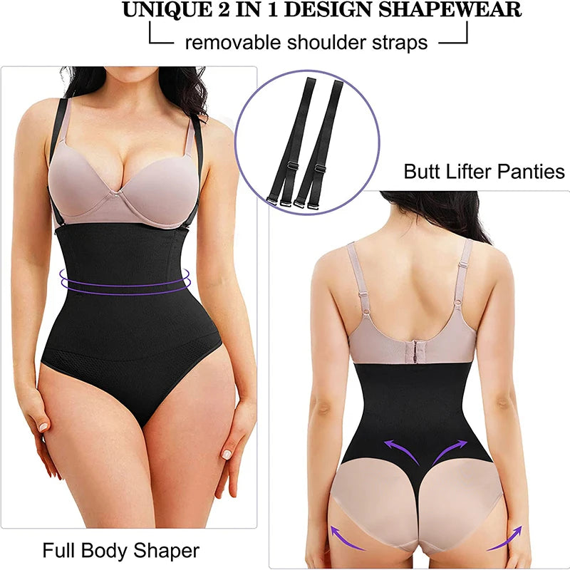 Bodysuit Shapewear Women Full Body Shaper Tummy Control