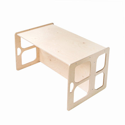 The Plyman Montessori Kids Cube Chair, Natural Wooden