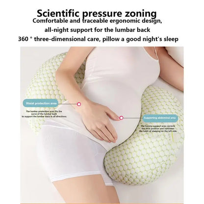 Body Pillow for Pregnant Women U-Shaped Pregnant Pillow Lumbar Cushion Belly