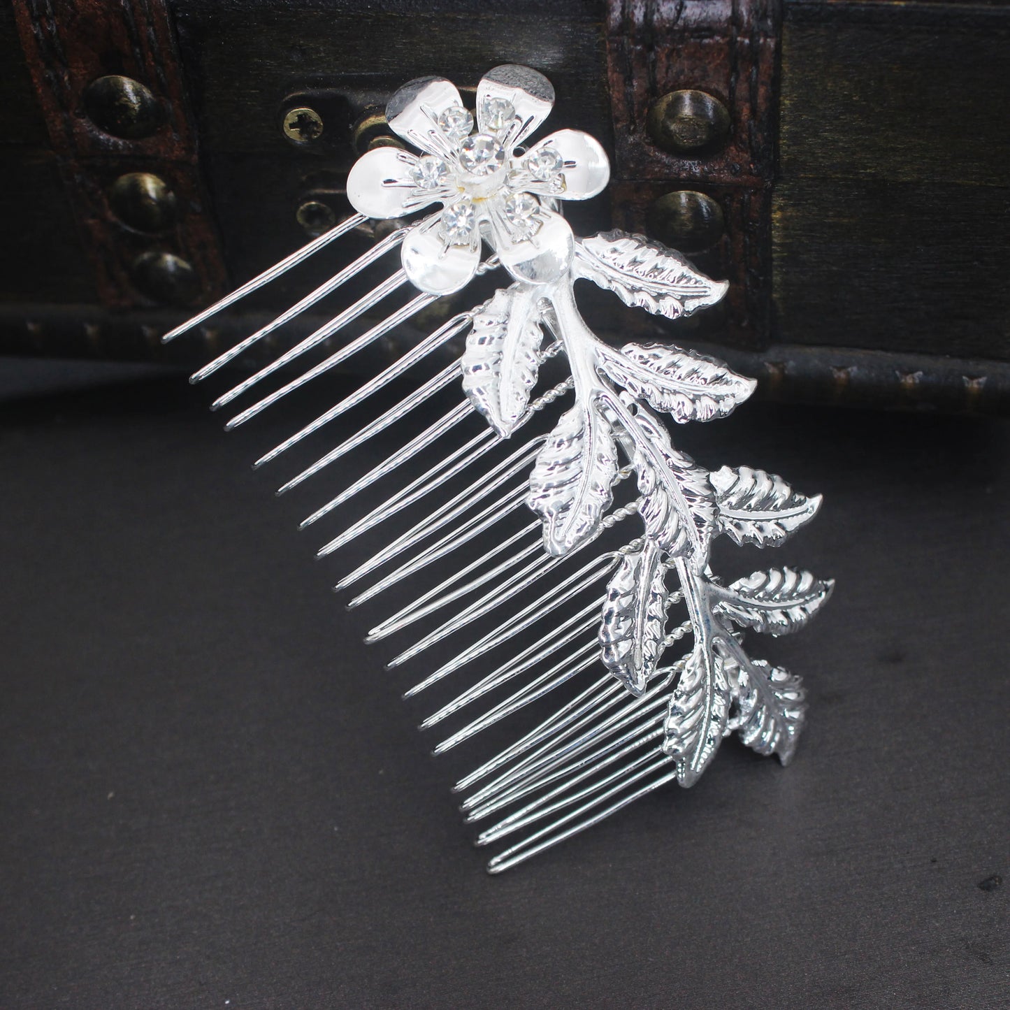 Metal Leaf Hair Clips Women's Hair Accessories Fashion Bridal Wedding Hair