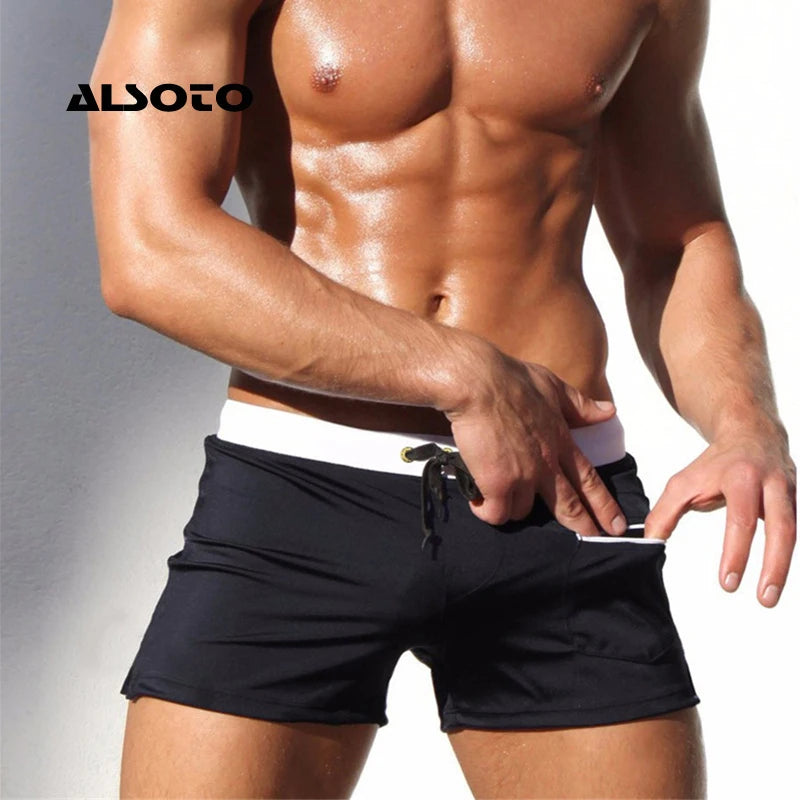 ALSOTO Shorts Men Short Fashion Brand Boardshorts Breathable Casual Mens Shorts