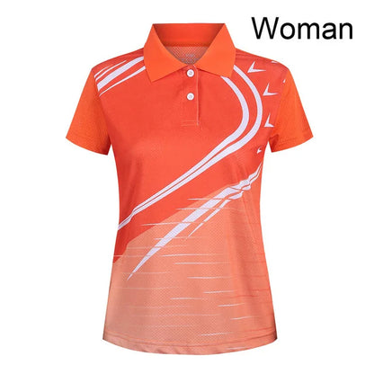 Badminton Shirt Men/Women , Table Tennis Shirts , Sports Training Badminton