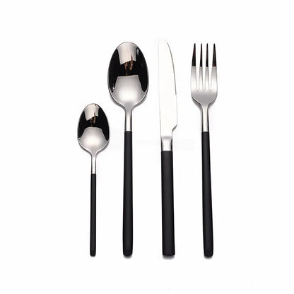 Kitchen Tableware Sets Stainless Steel 4 Pcs Silverware Cutlery Set Dinnerware