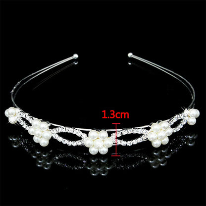 AINAMEISI Princess Crystal Tiaras and Crowns Headband Kid Girls Love Bridal