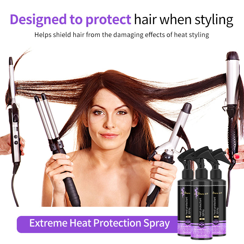 Private Label Professional Curly Hair Care Heat Protect Spray Keratin Treatment