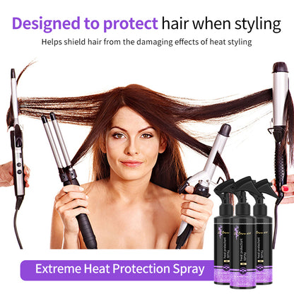 Private Label Professional Curly Hair Care Heat Protect Spray Keratin Treatment