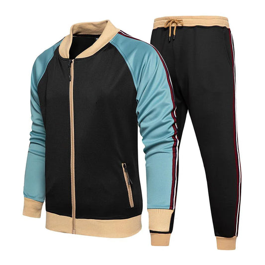 Wholesale 2022 Custom Logo Male Training Wear Sweatsuit 2 Piece Pants Sets