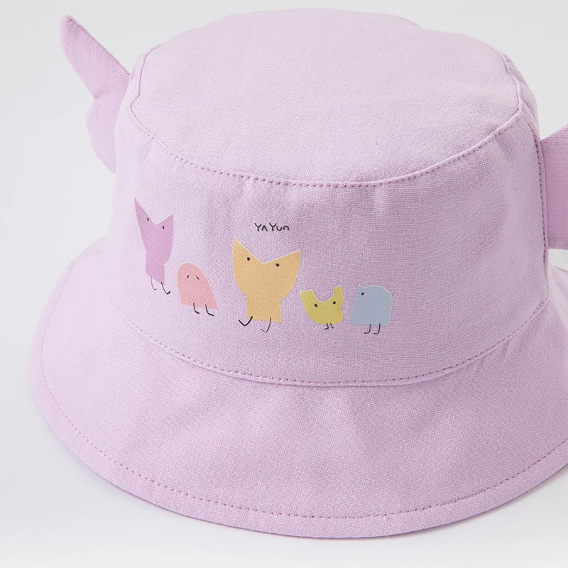 DB1221115 Dave Bella Spring New Born Baby Girls Fashion Cartoon Girl Hat