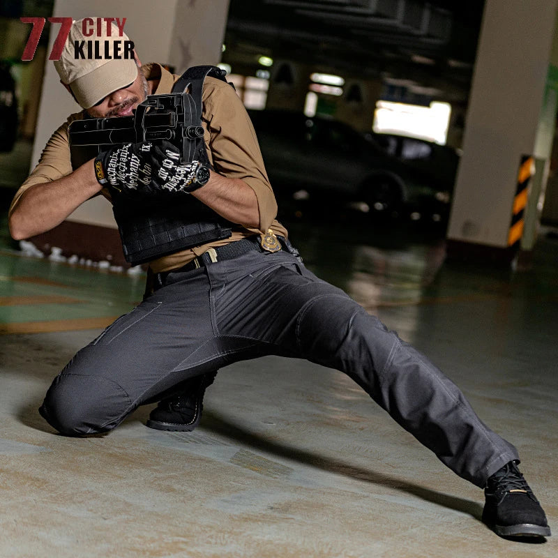 Tactical Pants Men Waterproof Wear-Resistant SWAT Combat Military Trousers Male