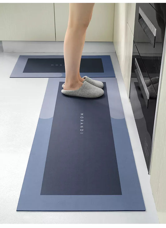 Super Absorbent Kitchen Mat Non-Slip Quick Drying Bathroom Floor Mat