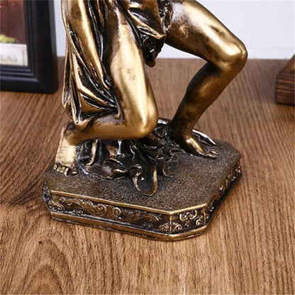 Greek Atlas Statue Mythology Decoration Titans God Resin Desktop Decorations