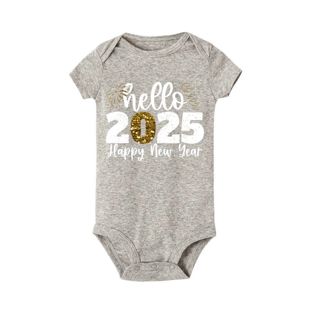 Happy New Year 2025 Baby Bodysuit Inant Romper Boys Girls