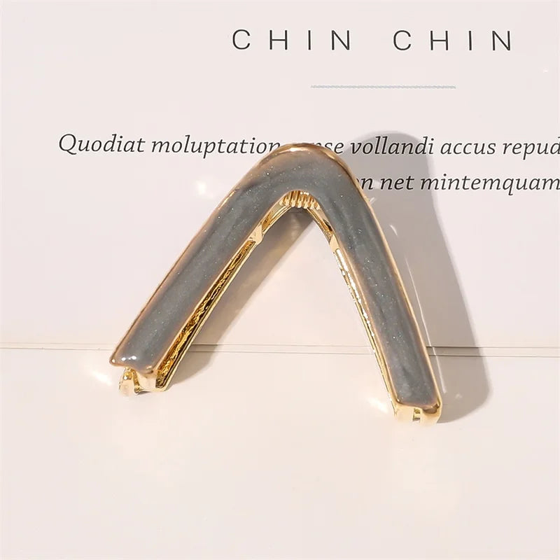 Korean Claw Clip Women Hair Clip Simplicity Elegant Geometric Shape Hair Clips