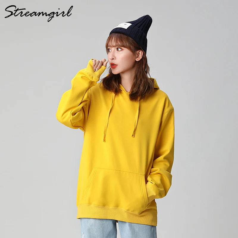 Women's Sweatshirt Cotton Oversized Hoodies and Sweatshirts