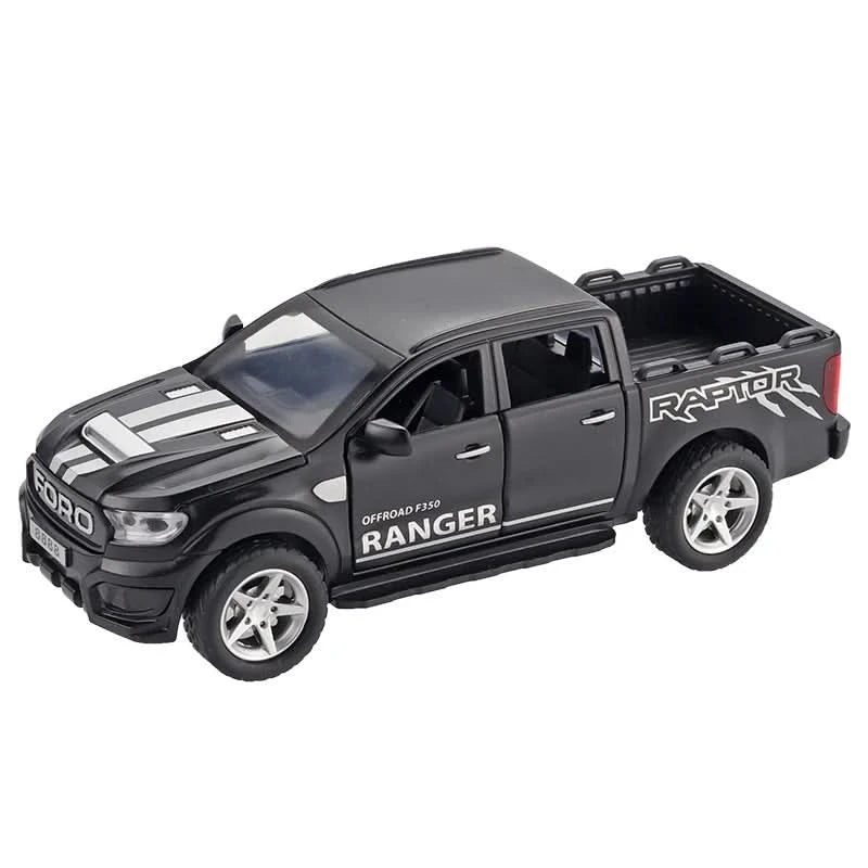 Ford Raptor F350 Picku Alloy Car Carry Tires Off-Road Vehicle Toy Diecasts & Toy