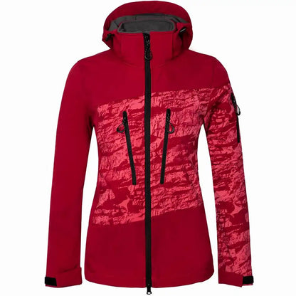 Women Ski Jackets Hooded Soft Jacket Waterproof Windproof Snowboard Jacket