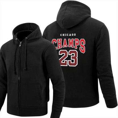 Men Hoodies CHAMPS 23 Printed Male Sweatshirts Fashion Warm Streetwear Pullovers