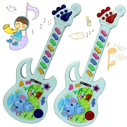 2020 Musical Educational Toy Baby Kids Children Portable Guitar Keyboard