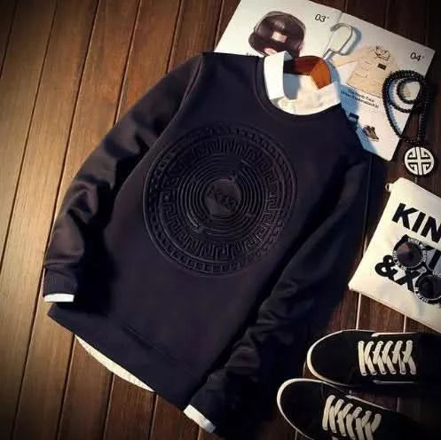 Men Sweatshirt Letter Print Hoodie Tracksuits Pullovers Harajuku Sweatshirt 5XL