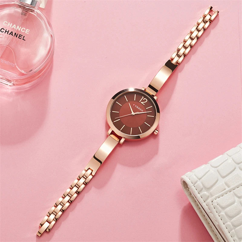 CURREN Fashion Dress Ladies Bracelet Watches