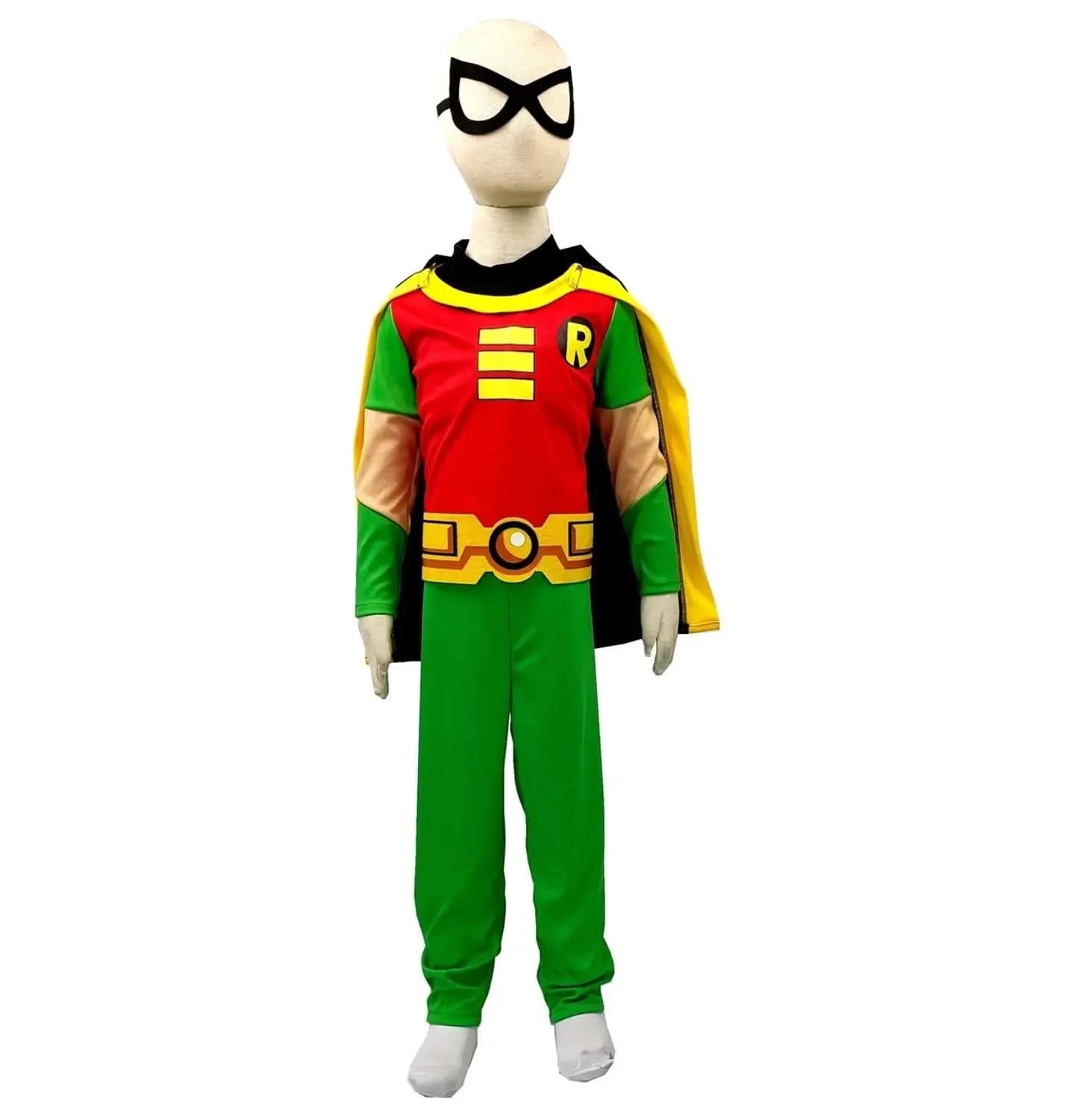 Young Justice Teen  Tim Drake  Robin 3-10years Kids 4pcs/1set Damian Costume